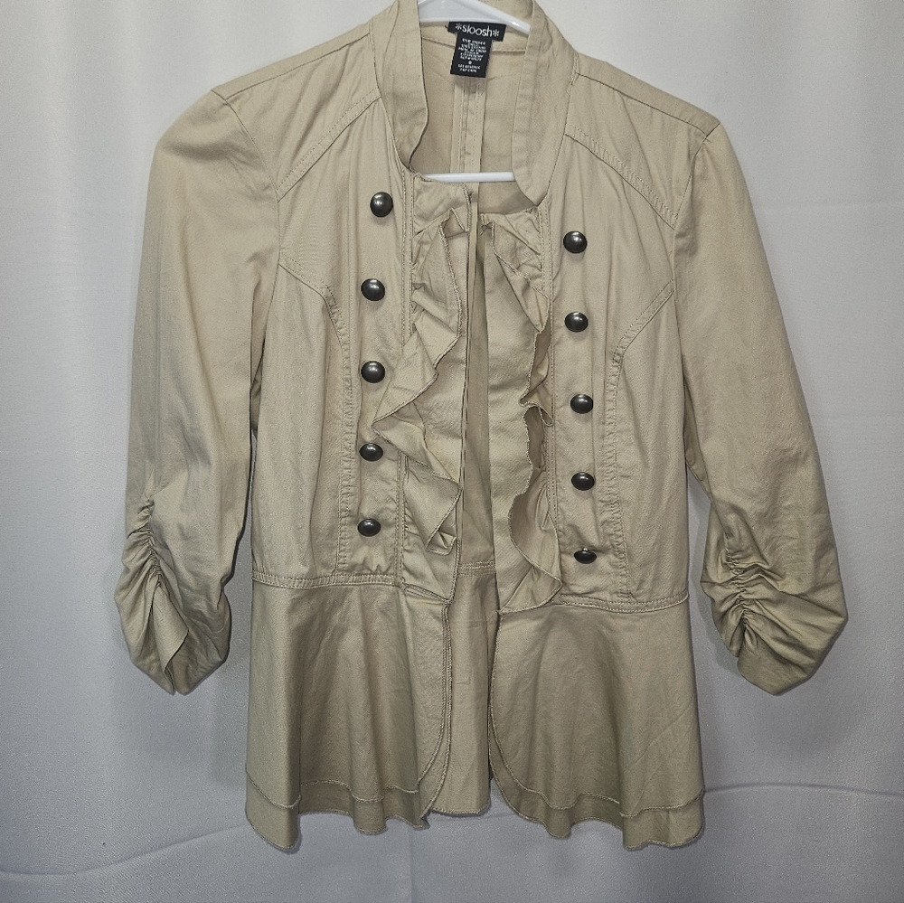 Stoosh Beige Utility Jacket